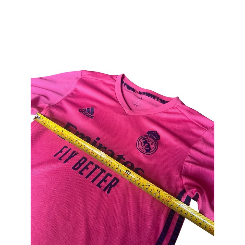 Adidas Men Football Shirt Jersey Real Madrid Away 2020 2021 Pink Size Small - Picture 4 of 8